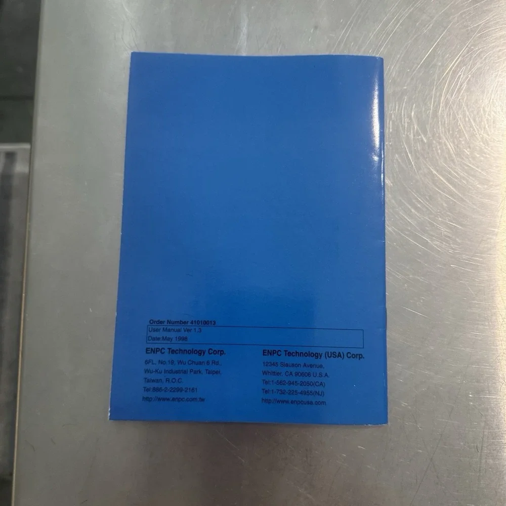ENPC EP-KB21 Main Board User's Manual Vintage Motherboard Guide